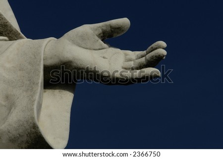 statue hand