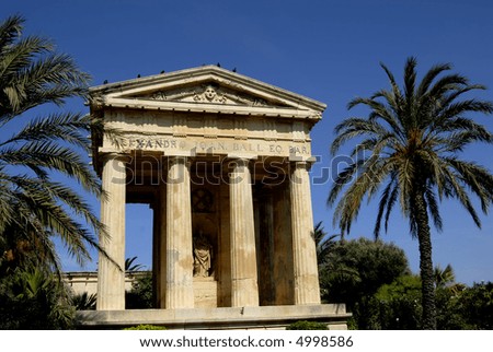 Ancient Greek Architecture on Stock Photo   Ancient Greek Architecture In The Island Of Malta