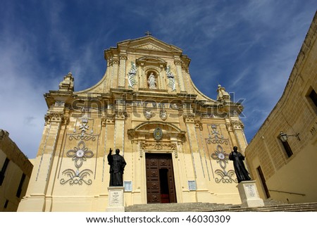 Church of Rabat in the island of Gozo, Malta