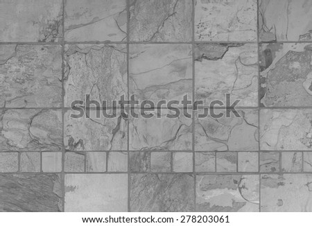 Geometrical pattern of  marble blocks.