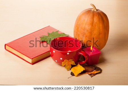 Halloween books &  pumpkin