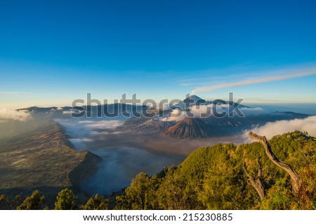 Mount Bromo volcano, East Java, Surabuya, Indonesia