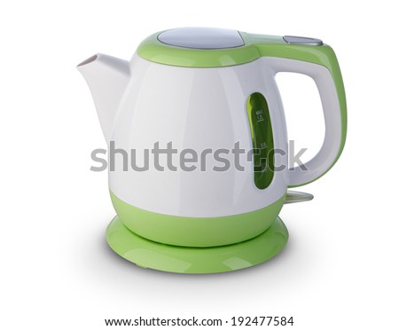 Electric kettle with clipping path