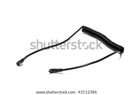 PC photo camera flash trigger cable