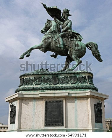 Horse monument in Wien