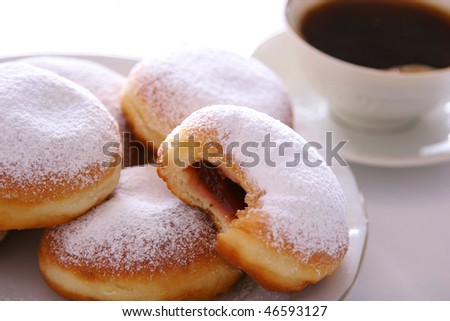 Donuts And Coffee. photo : Donuts and coffee