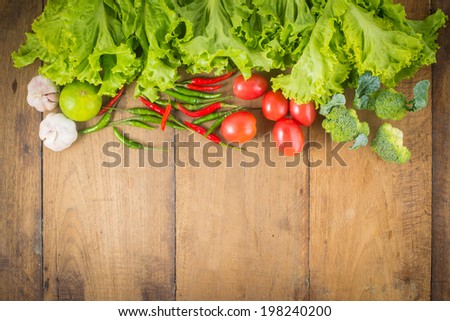 fresh vegetables Frame Background