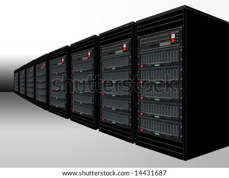 Black Computer Server Cabinets