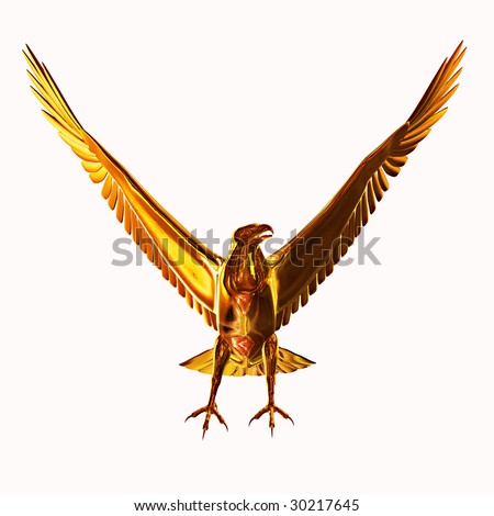 golden eagle flying. stock photo : Golden Eagle