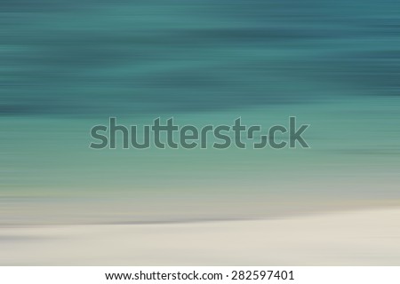 An image of an abstract seascape in motion blur