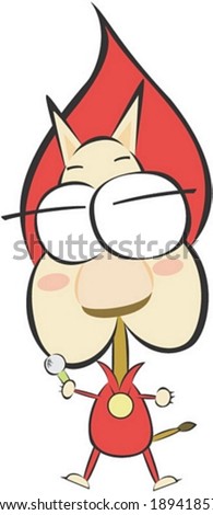 Lion Cartoon Character on Cartoon Baby Animal Collection Lion Cartoon Lion With Wooden Sign