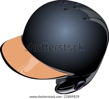baseball helmet cartoon
