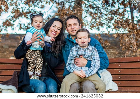 Italian family enjoying a day at the park -- taken at San Rafael Park in Reno, Nevada, USA