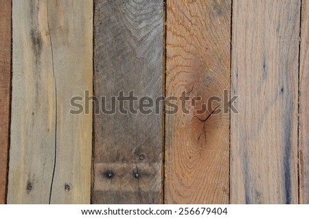 Pallet wood up close