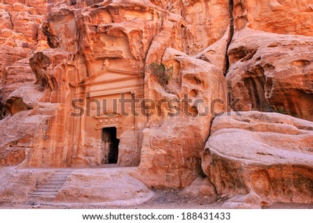 Rock Temple, Petra, Jordan