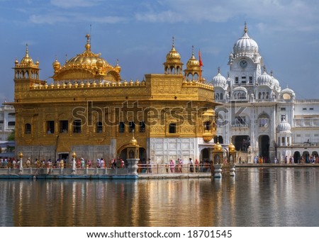 golden temple amritsar punjab. stock photo : Golden Temple in