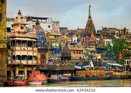 Varanasi+ganges+view