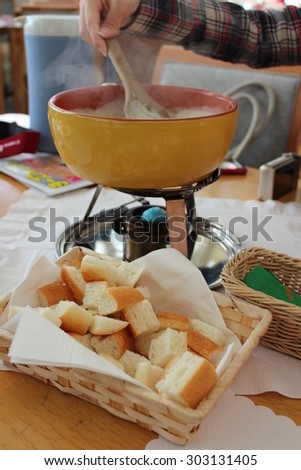 Delicious Cheese fondue