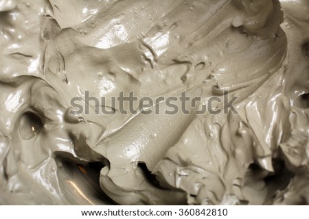 a solution of gray cosmetic clay abstract background