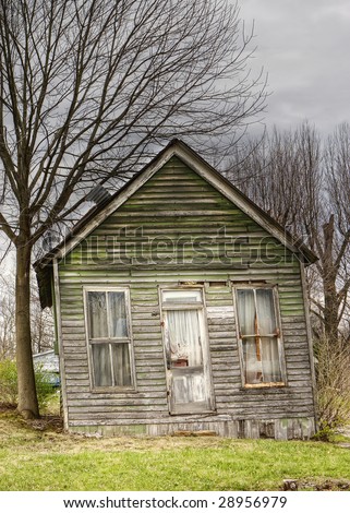 old deserted house