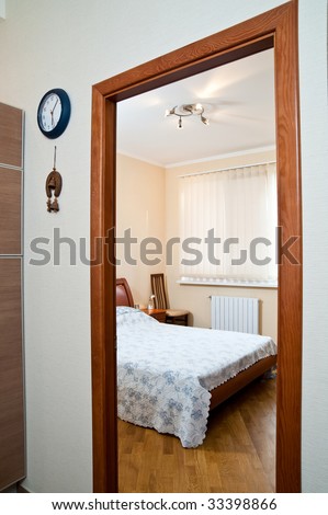 Interior of sleeping room