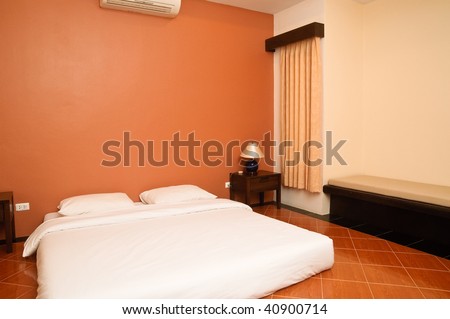 Thai stile sleeping room in a hotel