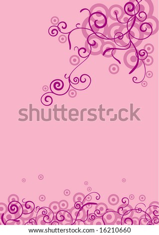 vector pink background