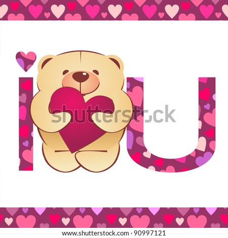 Hearts Teddy Bear