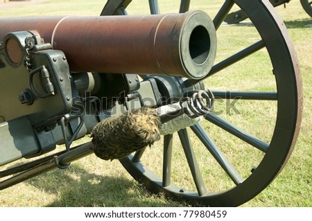 Historic cannon from American Civil War