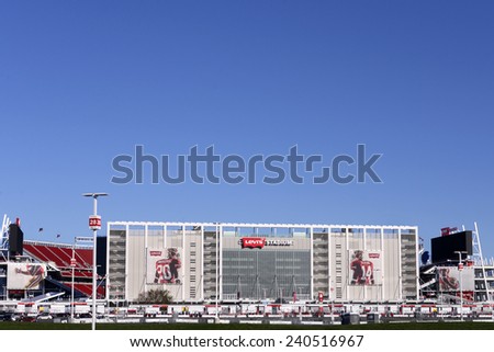 SANTA CLARA, CALIFORNIA - DECEMBER 27: Levis Stadium The New Home Of The San Francisco 49ers December 27, 2014 in Santa Clara, California