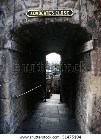 the Royal Mile, Edinburgh,