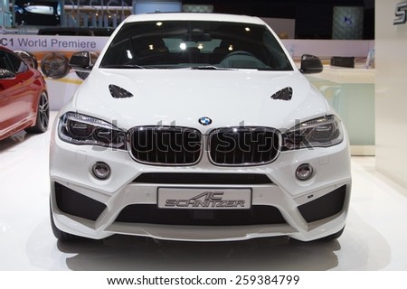 2015 AC Schnitzer BMW X6 (F15) presented the 85th International Geneva Motor Show on March 3, 2015 in Palexpo, Geneva, Switzerland