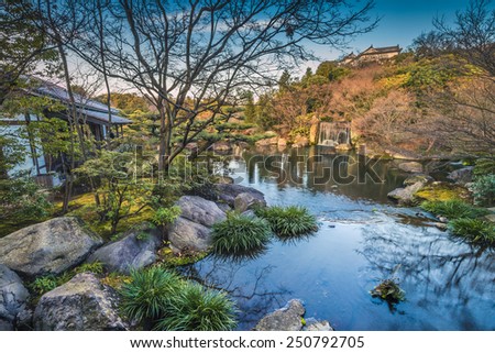 Kokoen Garden is a Japanese style garden which  consists of nine separate gardens designed in various garden styles of the Edo period.