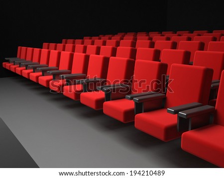 movie theater seat cinema concept