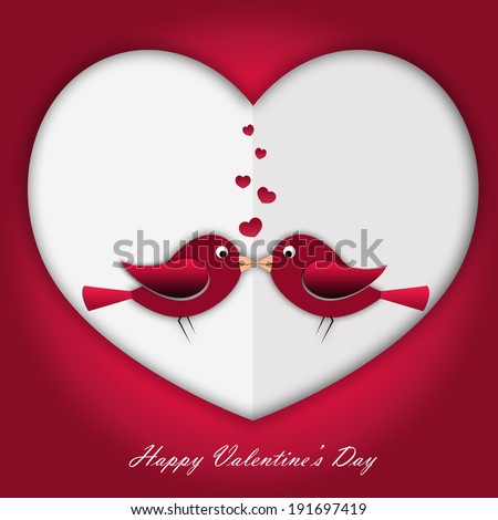 Love Birds Valentine\'s Day Background