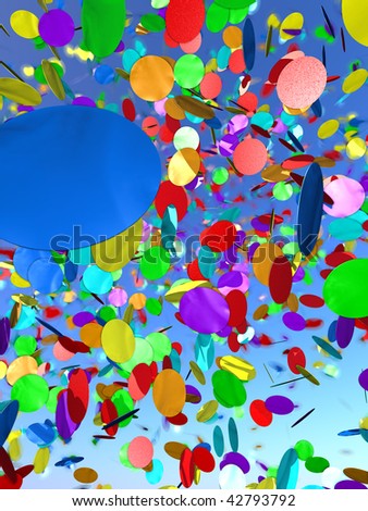 colourful confetti