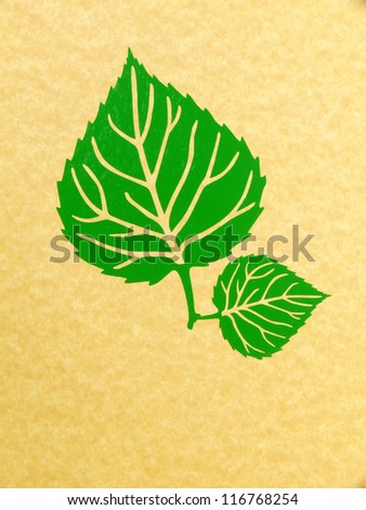 graphic leaf