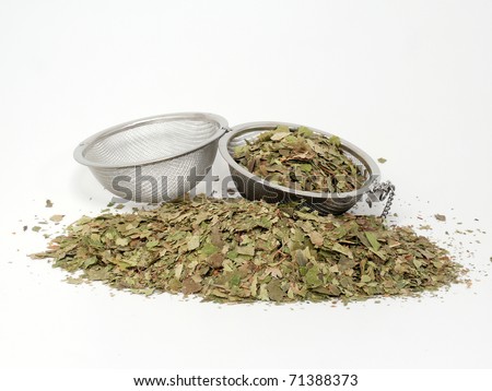Naturopathy, dried birch leaves and birch juice press