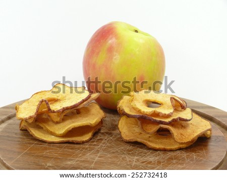 drying apple chips