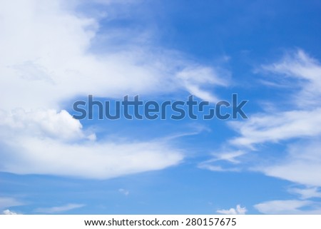 blurred soft focused of clouds on blue sky backgrounds, soft focused concept.