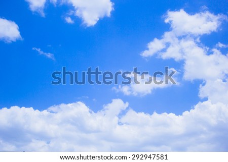 blurred soft focused of clouds on blue sky backgrounds, soft focused concept.