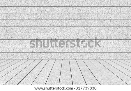 clean white cement panel wall background textured with white cement floor terrace.abstract white cement wall for decorate,design and etc.put and show or advertise your product on display.