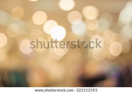 blurred light in warm tone backgrounds : blur of department store shopping concept: out of focus concept.