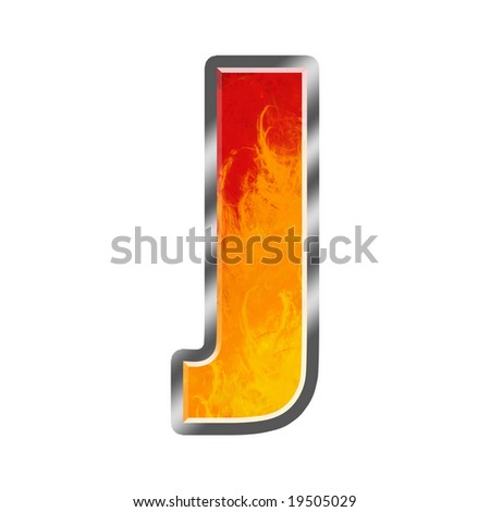 Burning J