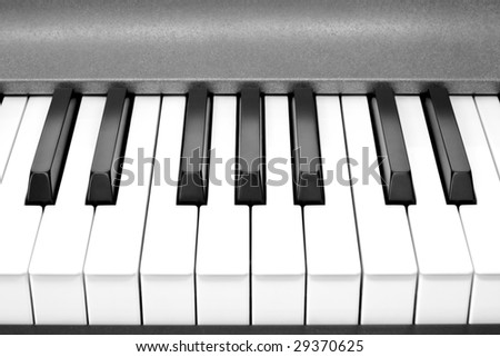 black-white piano keys