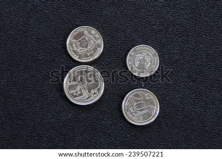 Singapore money Coin