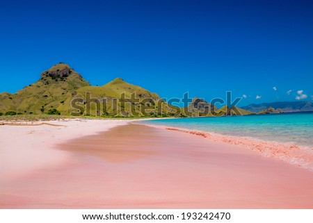 Pink Beach Padar Island Komodo Flores Indonesia Pink Beach Padar Island Komodo Flores Indonesia