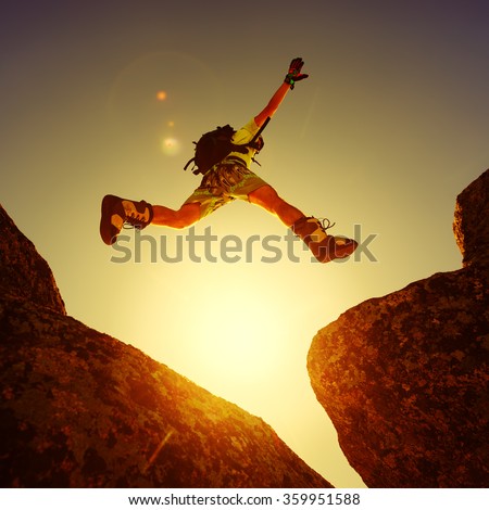 man jumping