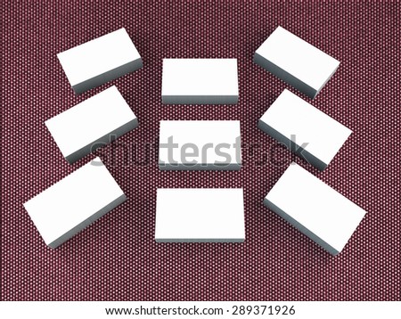white cards on a light background . Template for branding identity. For graphic designers presentations and portfolios.