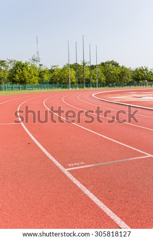 line track old runner area